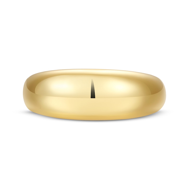 Main Image 2 of STUDIO BY KAY Domed Tapered Ring 24K Yellow Gold Vermeil Sterling Silver