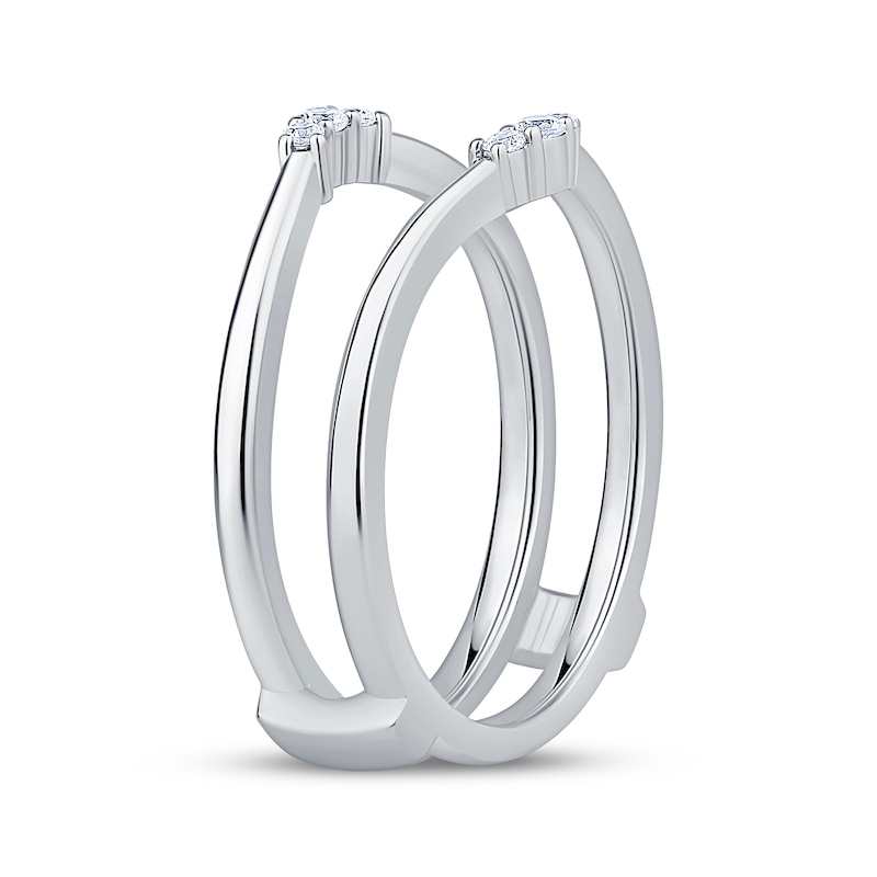 Main Image 2 of Now + Forever Diamond Enhancer Ring 1/10 ct tw 14K White Gold