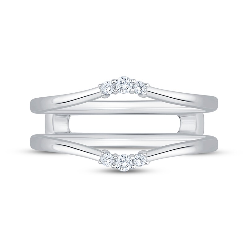 Main Image 3 of Now + Forever Diamond Enhancer Ring 1/10 ct tw 14K White Gold