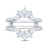 Thumbnail Image 3 of Now + Forever Lab-Grown Diamonds Pear, Marquise & Round-Cut Enhancer Ring 1-1/3 ct tw 14K White Gold