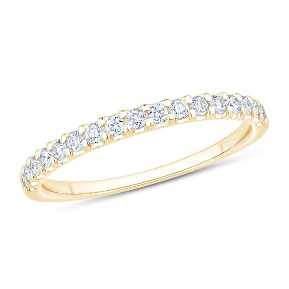 Now + Forever Diamond Anniversary Ring 1/4 ct tw Round-cut 14K Yellow Gold