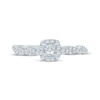 Thumbnail Image 3 of Now + Forever Round-Cut Diamond Halo Engagement Ring 1/4 ct tw 10K White Gold