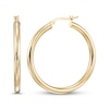 Thumbnail Image 1 of Hoop Earrings 24K Yellow Gold Vermeil Sterling Silver 30mm