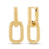 Thumbnail Image 1 of STUDIO BY KAY Link Drop Hoop Earrings 24K Yellow Gold Vermeil Sterling Silver