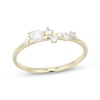 Thumbnail Image 1 of KAY Lab-Grown Diamonds Cultured Pearl Scatter Ring 1/10 ct tw 10K Yellow Gold