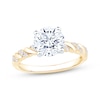 Thumbnail Image 1 of Now + Forever Lab-Grown Diamonds Round-Cut Twist Shank Engagement Ring 2-1/15 ct tw 14K Yellow Gold