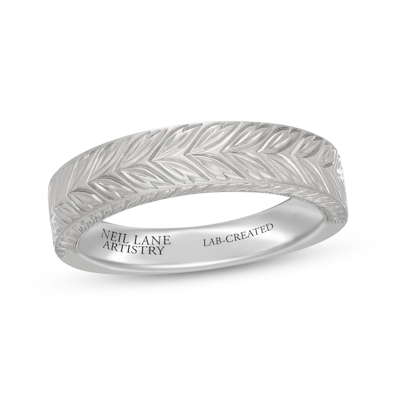 Main Image 1 of Neil Lane Artistry Heritage Men's Wedding Band Platinum 5mm