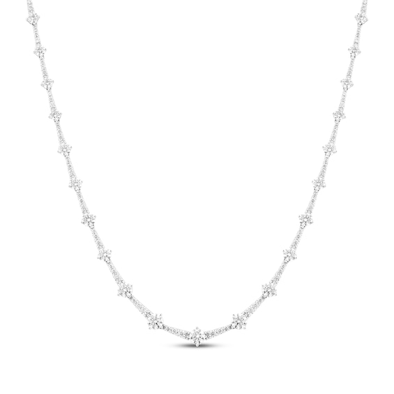 Milestones Lab-Grown Diamond Necklace 5 ct tw 10K White Gold 17"