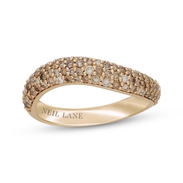 Neil Lane Desert Diamonds Wave Ring 3/4 ct tw 10K Yellow Gold