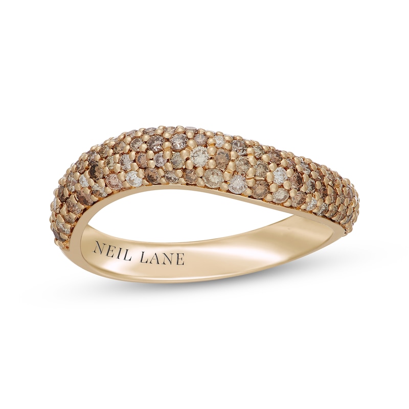 Main Image 1 of Neil Lane Desert Diamonds Wave Ring 3/4 ct tw 10K Yellow Gold