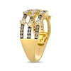 Thumbnail Image 2 of Le Vian Desert Diamonds Three-Row Ring 3/4 ct tw 14K Honey Gold