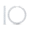Thumbnail Image 3 of KAY Lab-Grown Diamonds Inside-Out Hoop Earrings 6 ct tw 10K White Gold