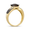 Thumbnail Image 3 of Le Vian Desert Diamonds Emerald-Cut Chocolate Quartz Ring 1/2 ct tw 14K Honey Gold