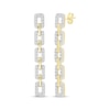 Thumbnail Image 1 of Linked Always Diamond Chain Link Drop Earrings 1/2ct tw 10K Yellow Gold