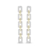 Thumbnail Image 2 of Linked Always Diamond Chain Link Drop Earrings 1/2ct tw 10K Yellow Gold