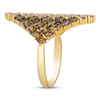 Thumbnail Image 2 of Le Vian Couture Chocolate Ombré and Vanilla Diamond Ring 2 ct tw 14K Honey Gold