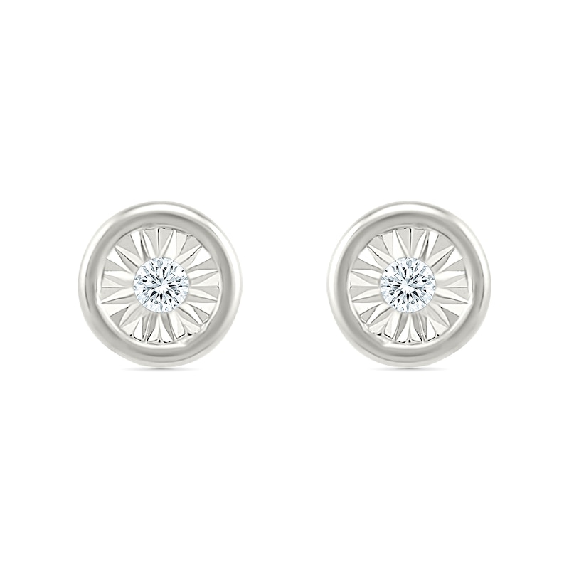 Main Image 1 of KAY Lab-Grown Diamonds Studs 1/20 ct tw Sterling Silver