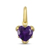 Thumbnail Image 1 of STUDIO BY KAY Heart-Shaped Amethyst Charm 24K Yellow Gold Vermeil Sterling Silver