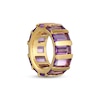 Thumbnail Image 2 of STUDIO BY KAY Baguette-Cut Amethyst East-West Rondelle Charm 24K Yellow Gold Vermeil Sterling Silver