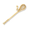 Thumbnail Image 1 of 3D Lacrosse Charm 14K Yellow Gold