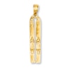 Thumbnail Image 1 of Ski Charm 14K Yellow Gold