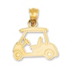 Thumbnail Image 1 of Golf Cart Charm 14K Yellow Gold