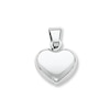 Thumbnail Image 0 of Heart Charm 14K White Gold