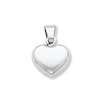 Thumbnail Image 1 of Heart Charm 14K White Gold