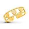 Thumbnail Image 1 of Heart Toe Ring 14K Yellow Gold