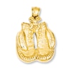 Thumbnail Image 1 of Boxing Gloves Charm 14K Yellow Gold
