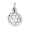 Thumbnail Image 0 of Golf Ball Charm 14K White Gold