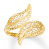 Thumbnail Image 1 of Filigree Leaf Ring 14K Yellow Gold