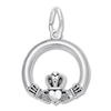 Thumbnail Image 1 of Claddagh Charm Sterling Silver
