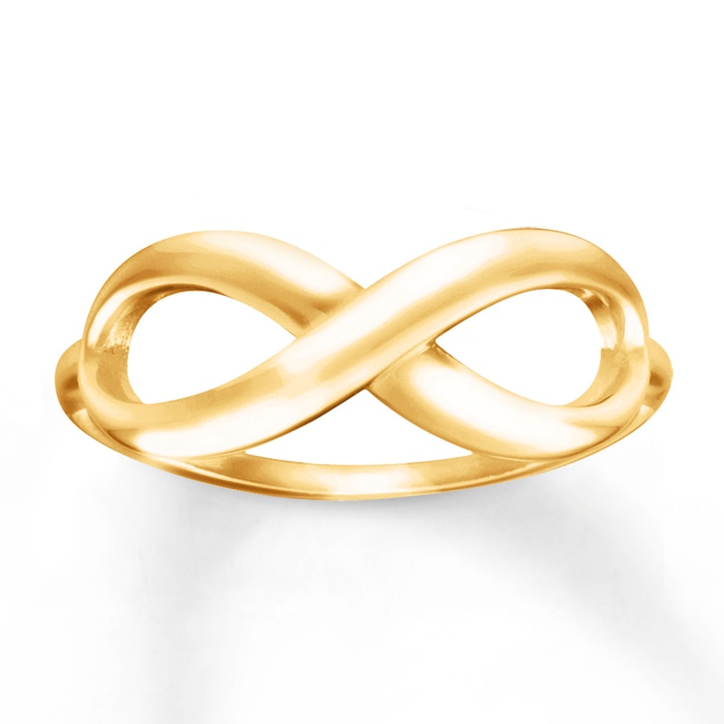 Main Image 1 of Infinity Ring 14K Yellow Gold