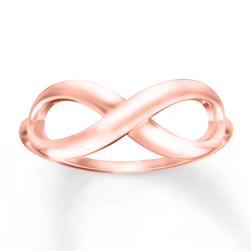 Main Image 1 of Infinity Ring 14K Rose Gold