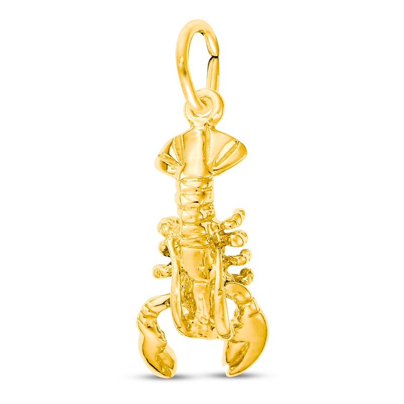 Main Image 1 of Lobster Charm 14K Yellow Gold