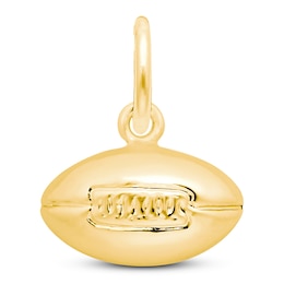 Football Charm 14K Yellow Gold