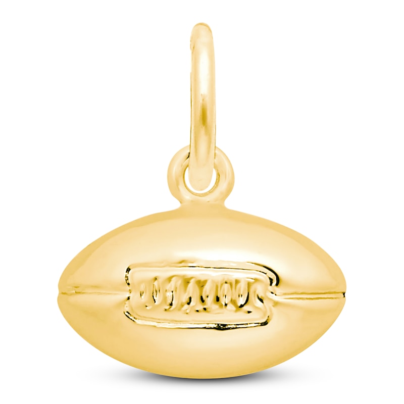 Main Image 1 of Football Charm 14K Yellow Gold