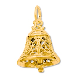 Bell Charm 14K Yellow Gold