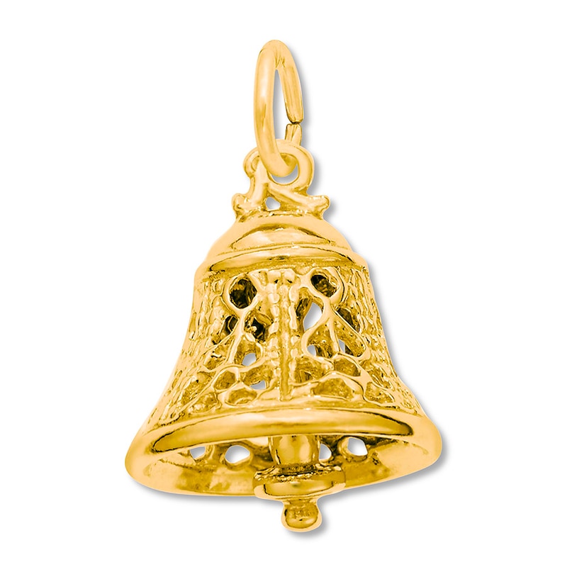 Main Image 1 of Bell Charm 14K Yellow Gold