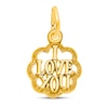 Thumbnail Image 1 of I Love You Charm 14K Yellow Gold