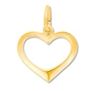Thumbnail Image 1 of Heart Cutout Charm 14K Yellow Gold