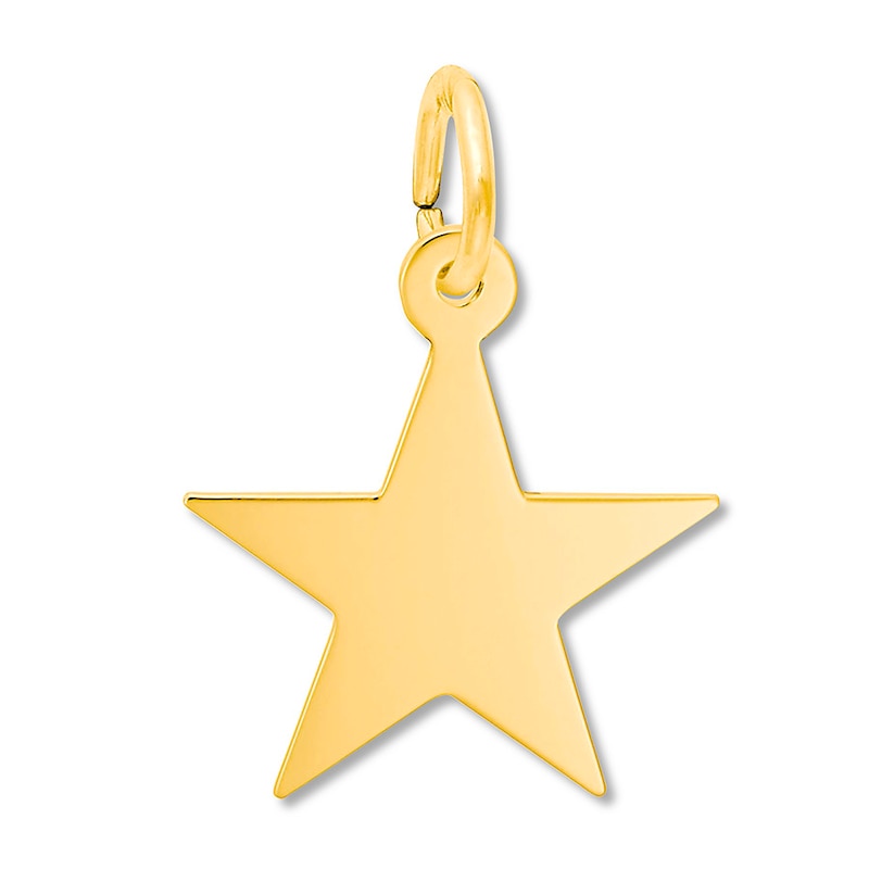 Main Image 1 of Star Charm 14K Yellow Gold