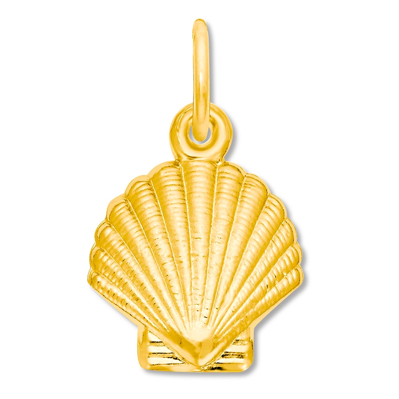 Main Image 1 of Sea Shell Charm 14K Yellow Gold