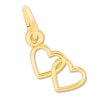 Thumbnail Image 0 of Hearts Charm 14K Yellow Gold