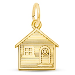 House Charm 14K Yellow Gold