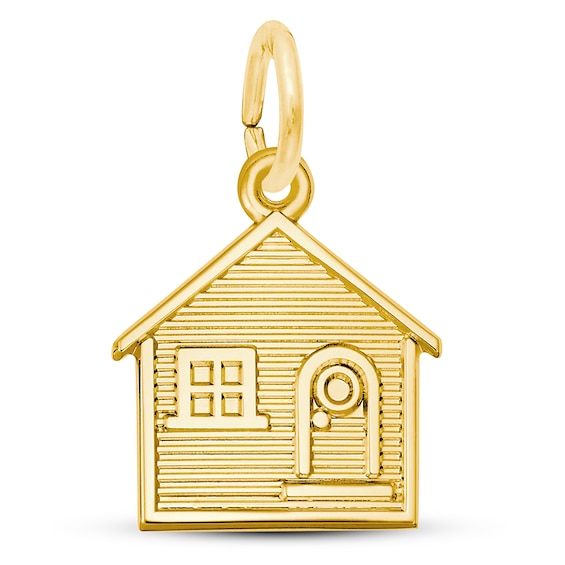 House Charm 14K Yellow Gold