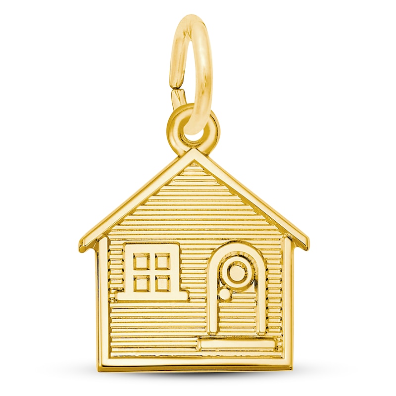 House Charm 14K Yellow Gold