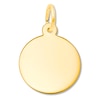 Thumbnail Image 0 of Round Disc Charm 14K Yellow Gold