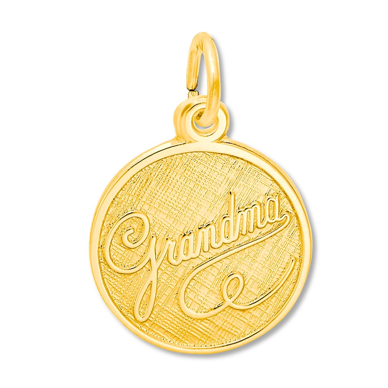 Main Image 1 of Grandma Charm 14K Yellow Gold